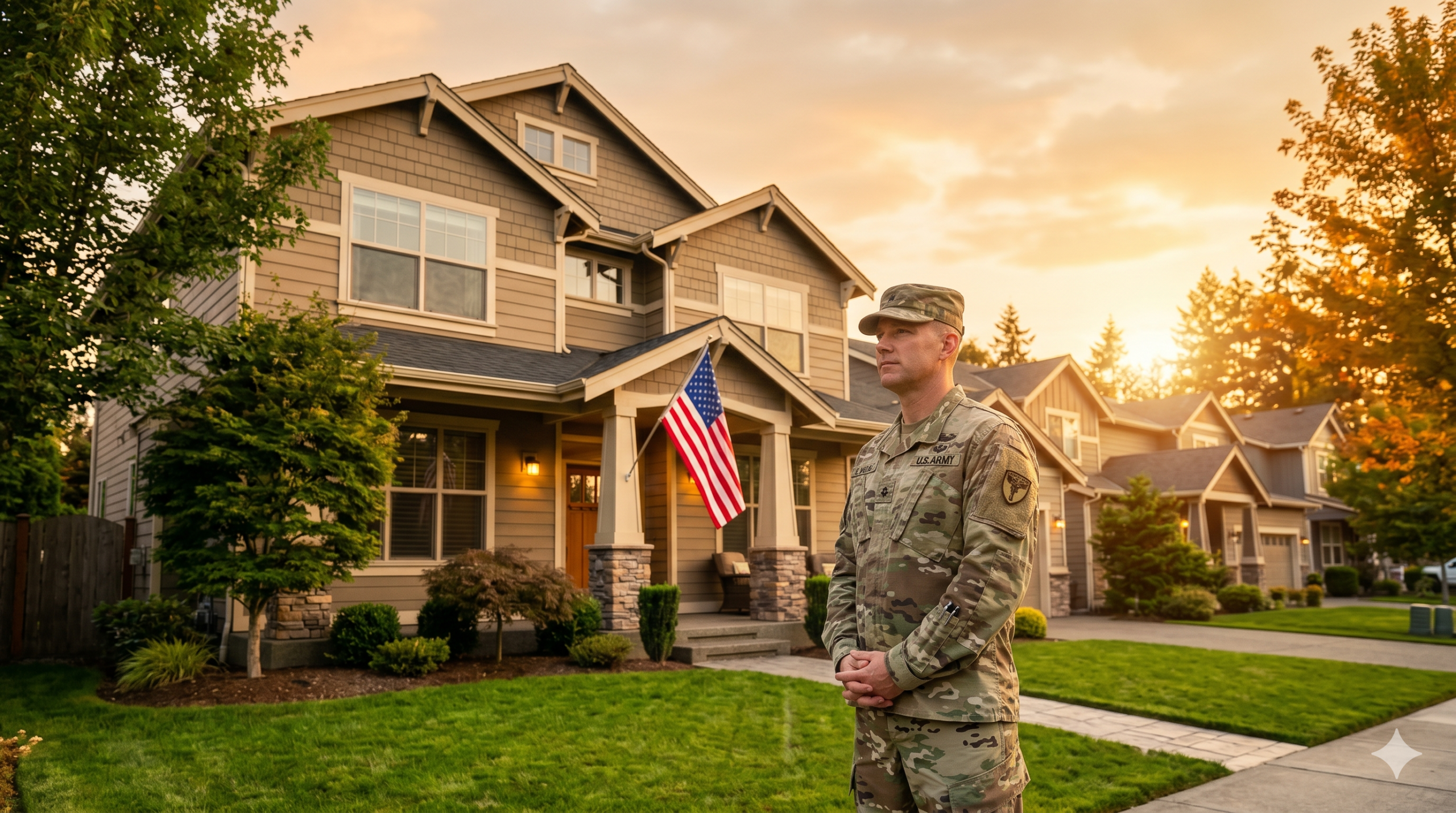American flag honoring veterans served by Kelli Manwiller real estate