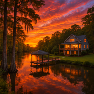 waterfront homes Flint River GA